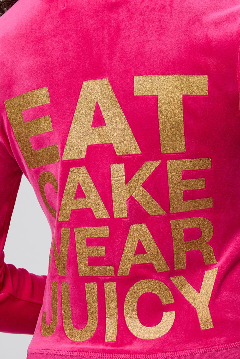 FREE LOVE HERITAGE EAT CAKE VELOUR TRACK JACKET