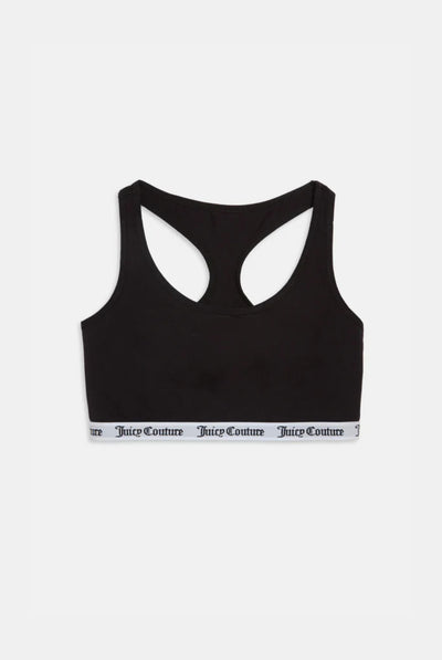 BLACK COTTON BRALETTE