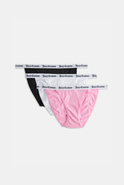 MULTI PACK OF 3 COTTON BRANDED WAISTBAND BRIEFS