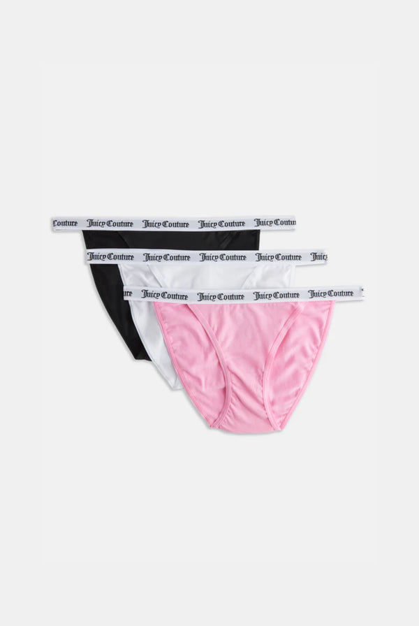 MULTI PACK OF 3 COTTON BRANDED WAISTBAND BRIEFS