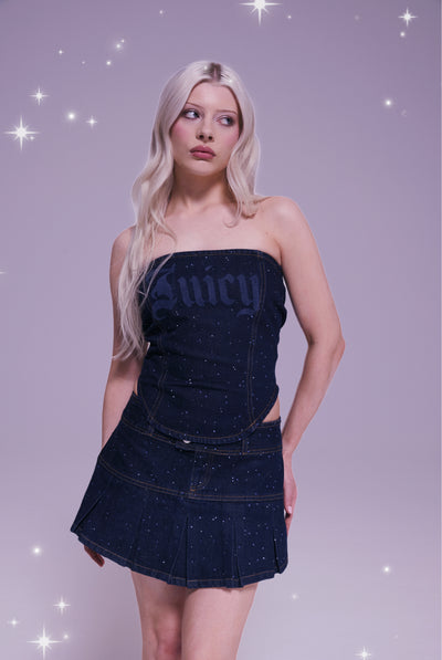 DISNEY |  DENIM DIAMANTÉ BANDEAU