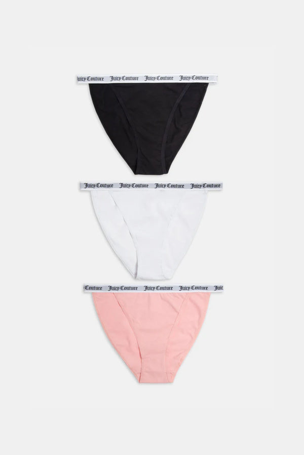 MULTI PACK OF 3 COTTON BRANDED WAISTBAND BRIEFS