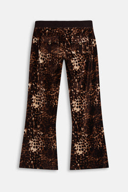 Displays a Java 'Juicy' branded Abstract Animal Caisa Trackpant