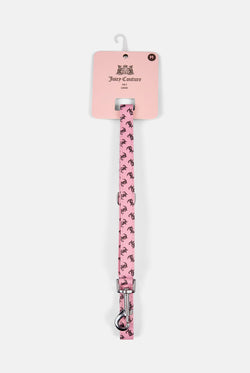Displays the Juicy Pink 'Juicy' branded Pet Lead