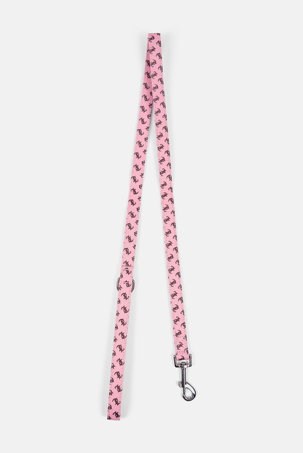Displays the Juicy Pink 'Juicy' branded Pet Lead