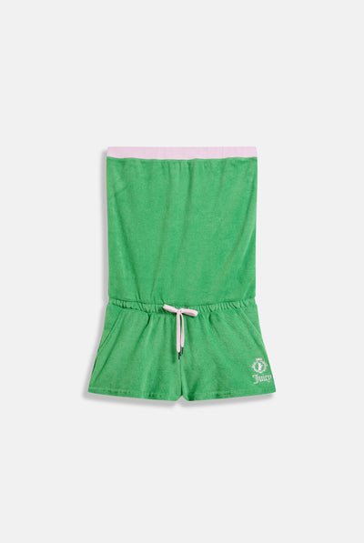 PEPPERMINT APPLIQUE TERRY TOWELLING ROMPER