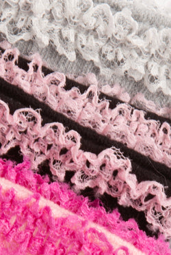 Displays the 'Juicy' branded 3 Pack Lace Slogan Socks featuring the details
