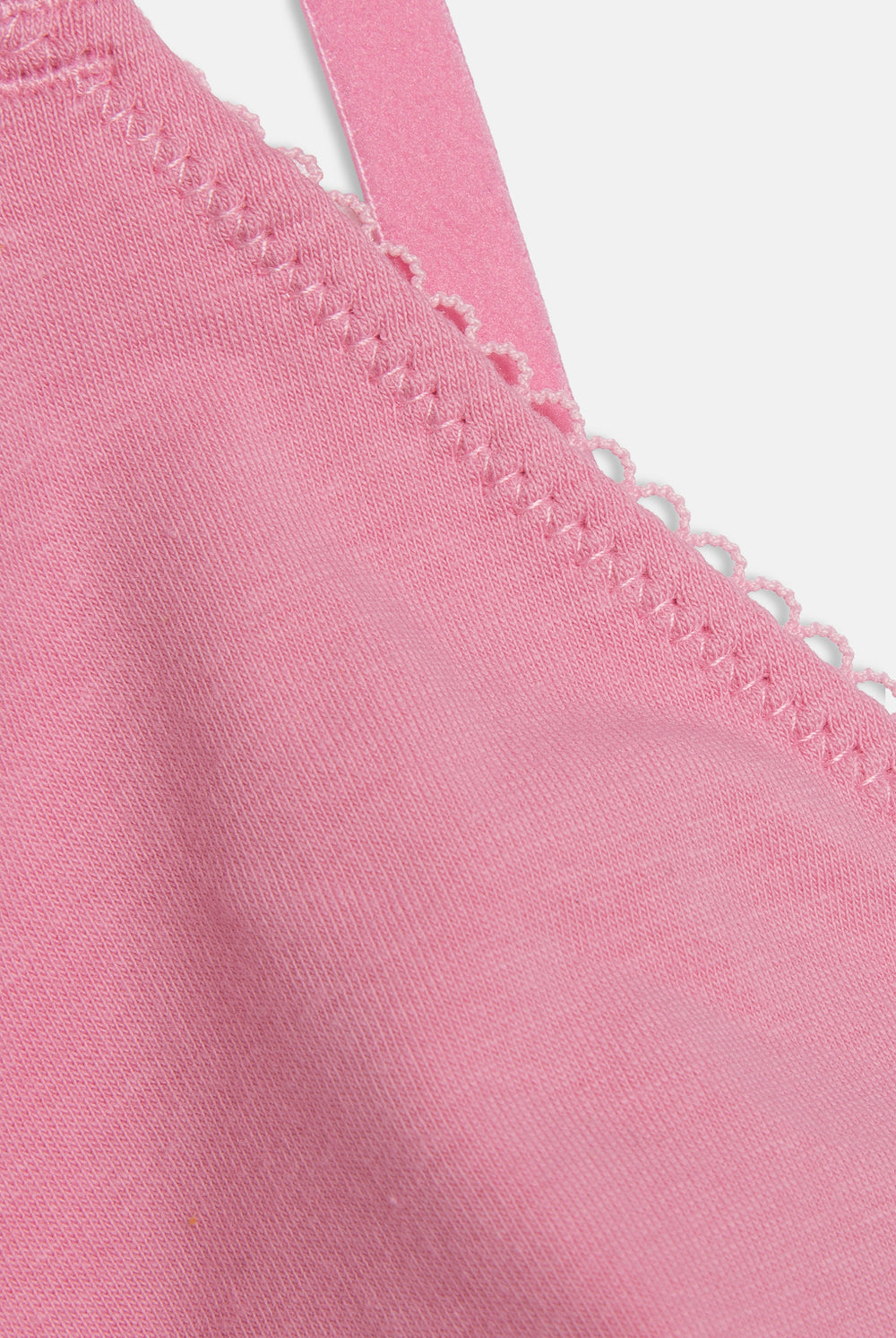 3 Pack Scallop Cotton Triangle Bralettes