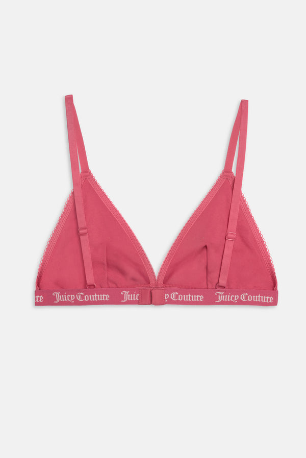 3 Pack Scallop Cotton Triangle Bralettes