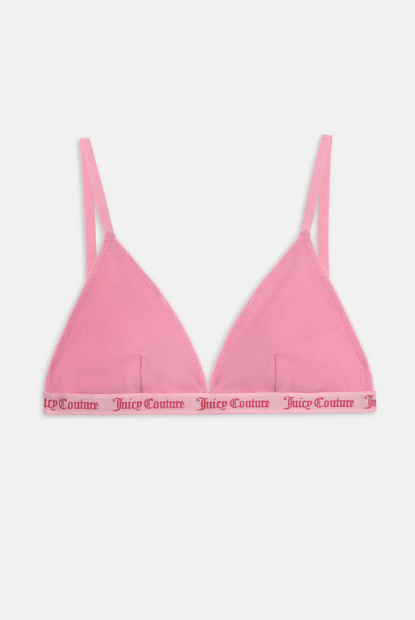 3 Pack Scallop Cotton Triangle Bralettes