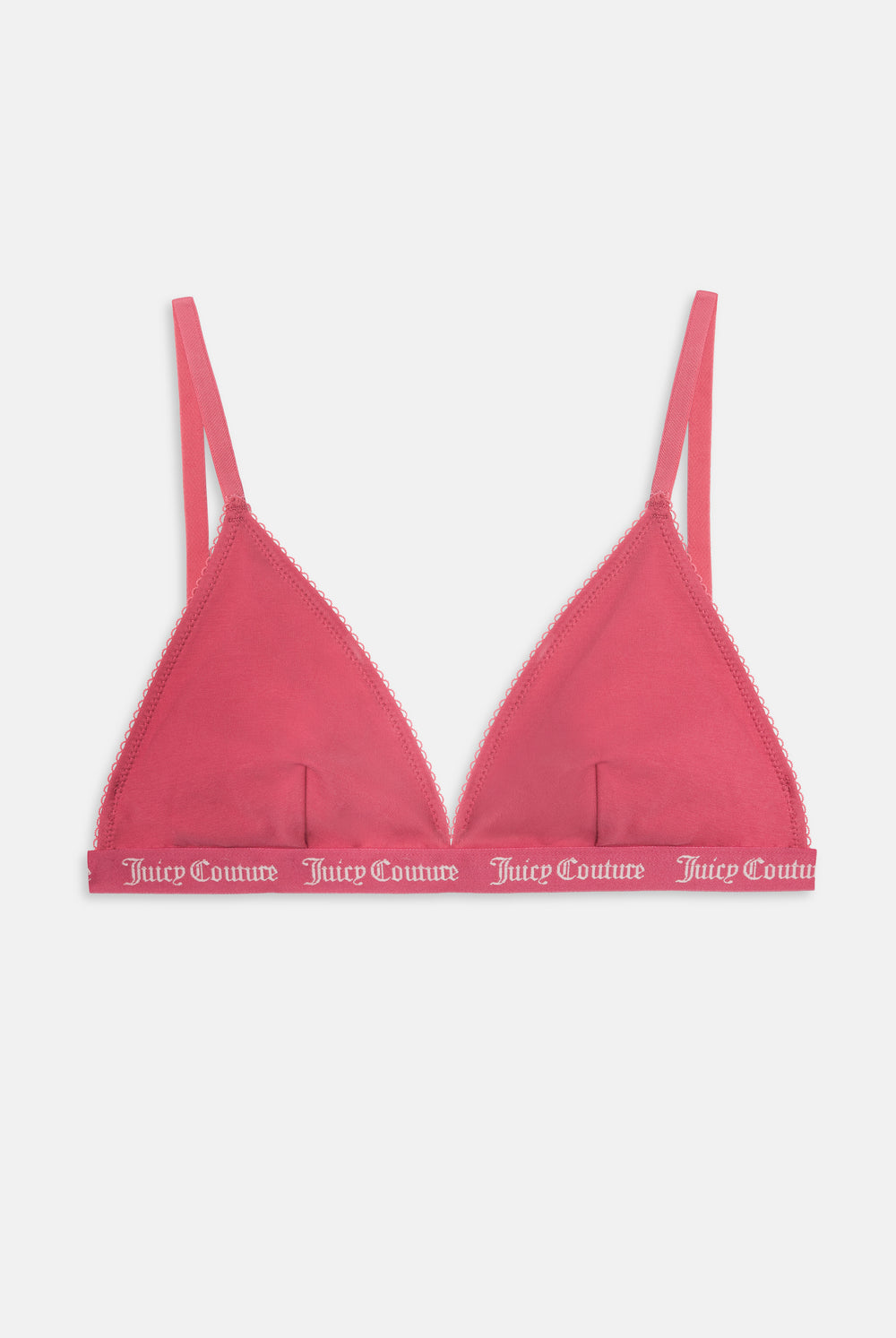 3 Pack Scallop Cotton Triangle Bralettes