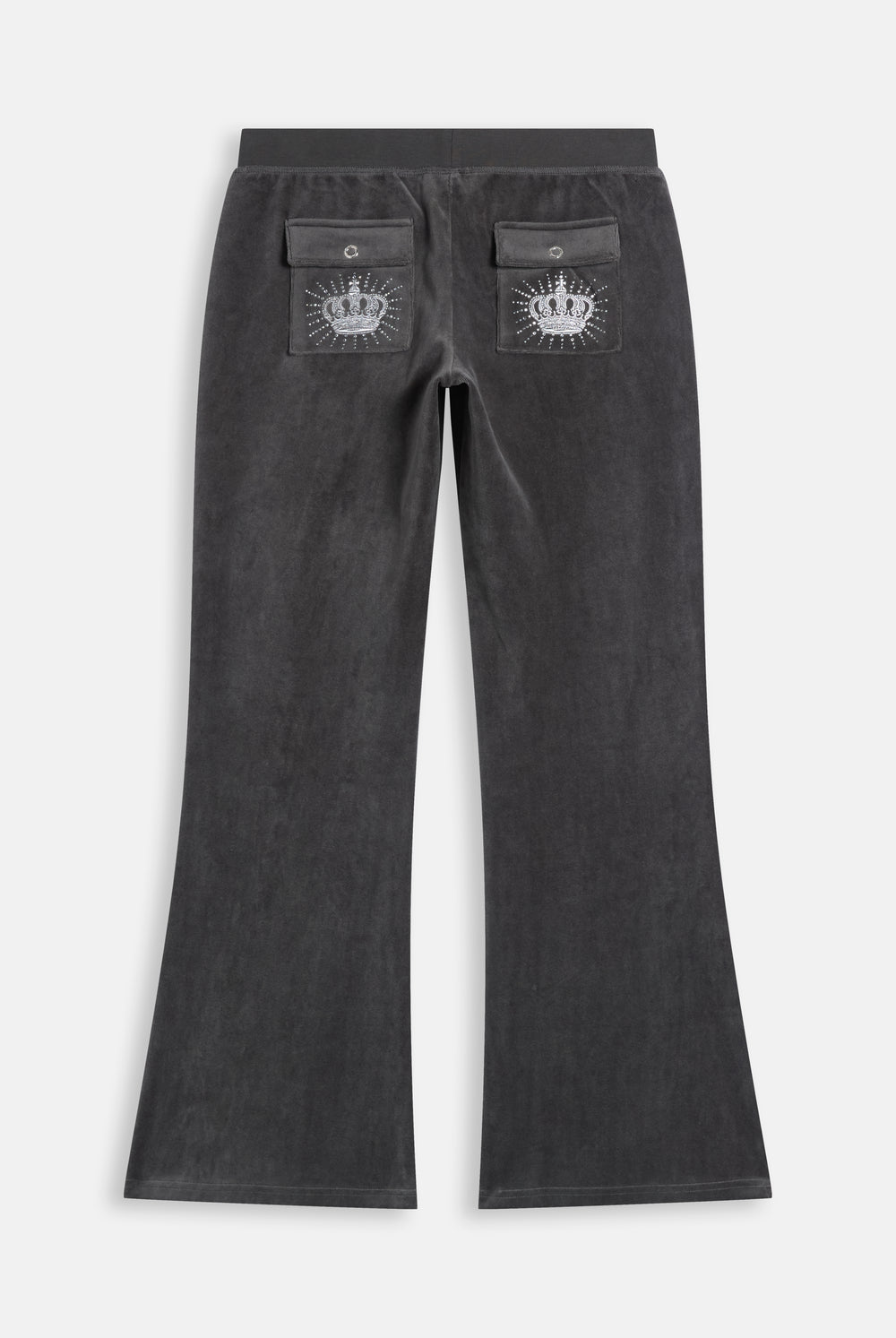 Displays the Raven 'Juicy' branded Regal Rebelle Caisa Ultra Low Rise Pant