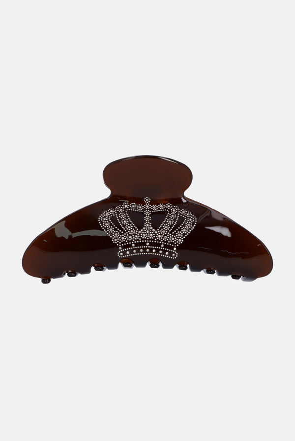 Displays the 'Juicy' branded Crown Claw Clip 