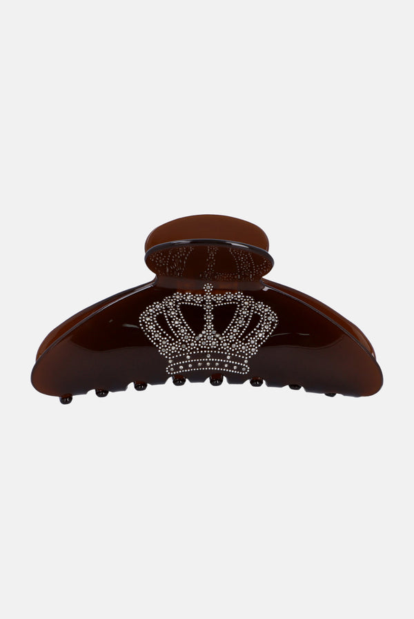 Displays the 'Juicy' branded Crown Claw Clip 