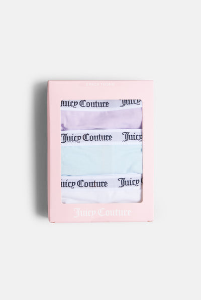 PACK OF 3 MULTI COTTON THONGS
