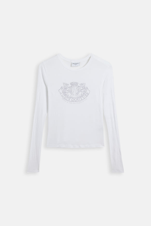 /products/white-diamante-dog-crest-long-sleeve-t-shirt-jcwct226328-117