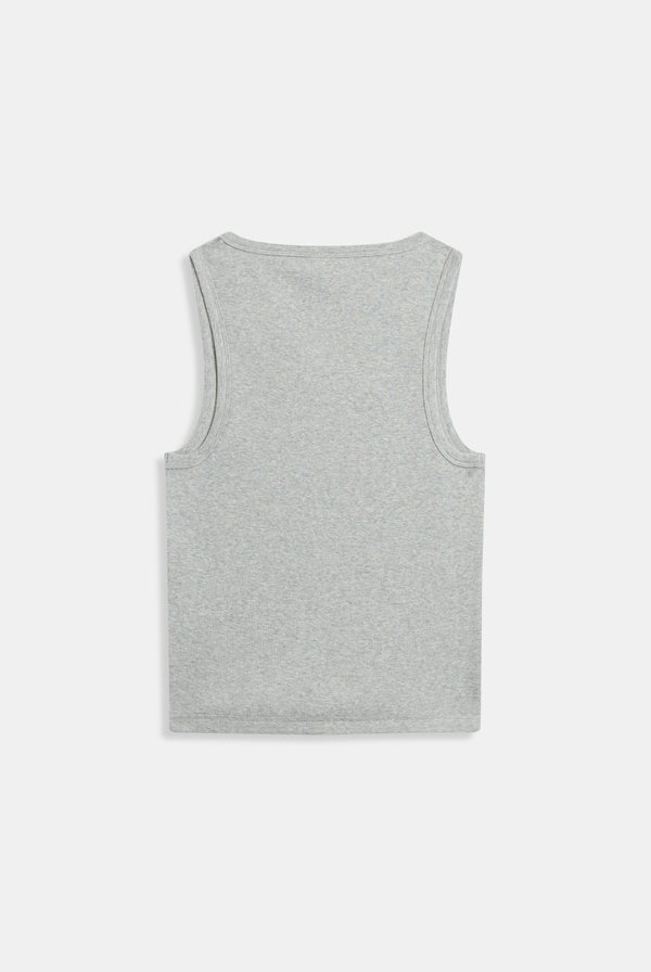 Displays the Silver Marl Diamanté 'Juicy' branded DOG CREST VEST