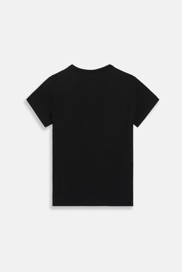BLACK DOG CREST DIAMANTÉ TSHIRT