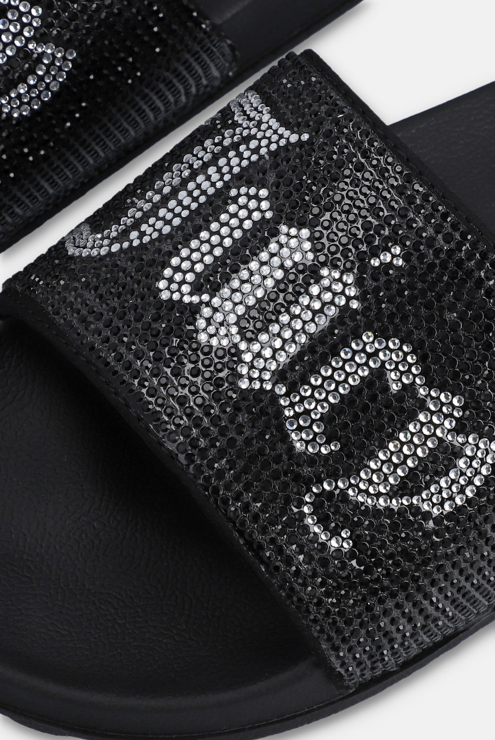 BLACK DIAMANTÉ JUICY SLIDER