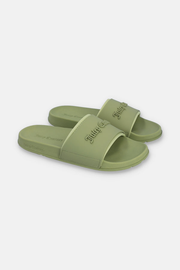 MOSSTONE EMBOSSED SLIDERS