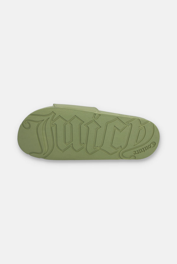 MOSSTONE EMBOSSED SLIDERS