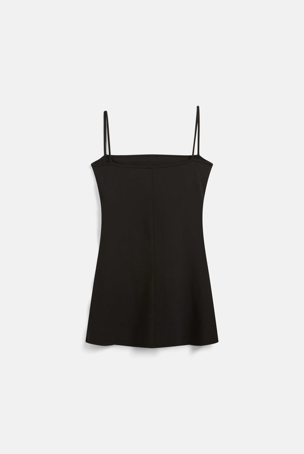 BLACK MODAL JERSEY DIAMANTÉ MINI DRESS