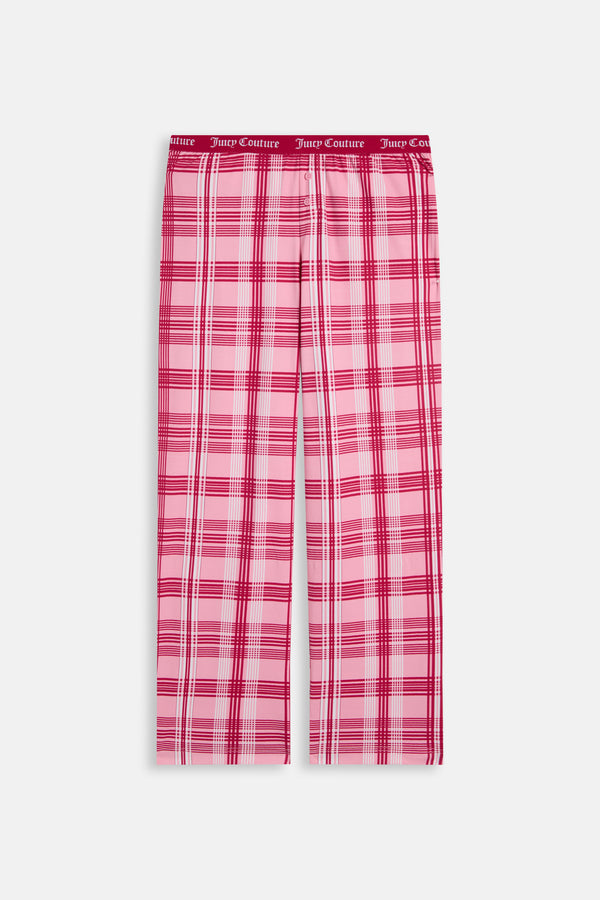 Displays the Persian Red 'Juicy' branded Heiress Pyjama Set