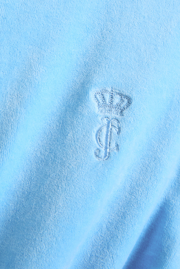 ALASKAN BLUE BAMBOO VELOUR HERITAGE HOODIE