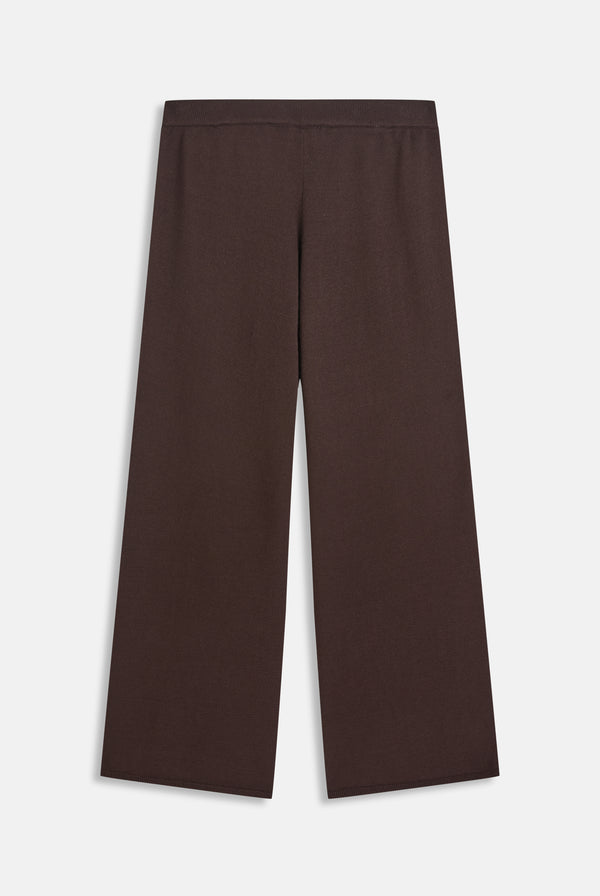 JAVA HERITAGE KNIT MID RISE WIDE LEG BOTTOMS