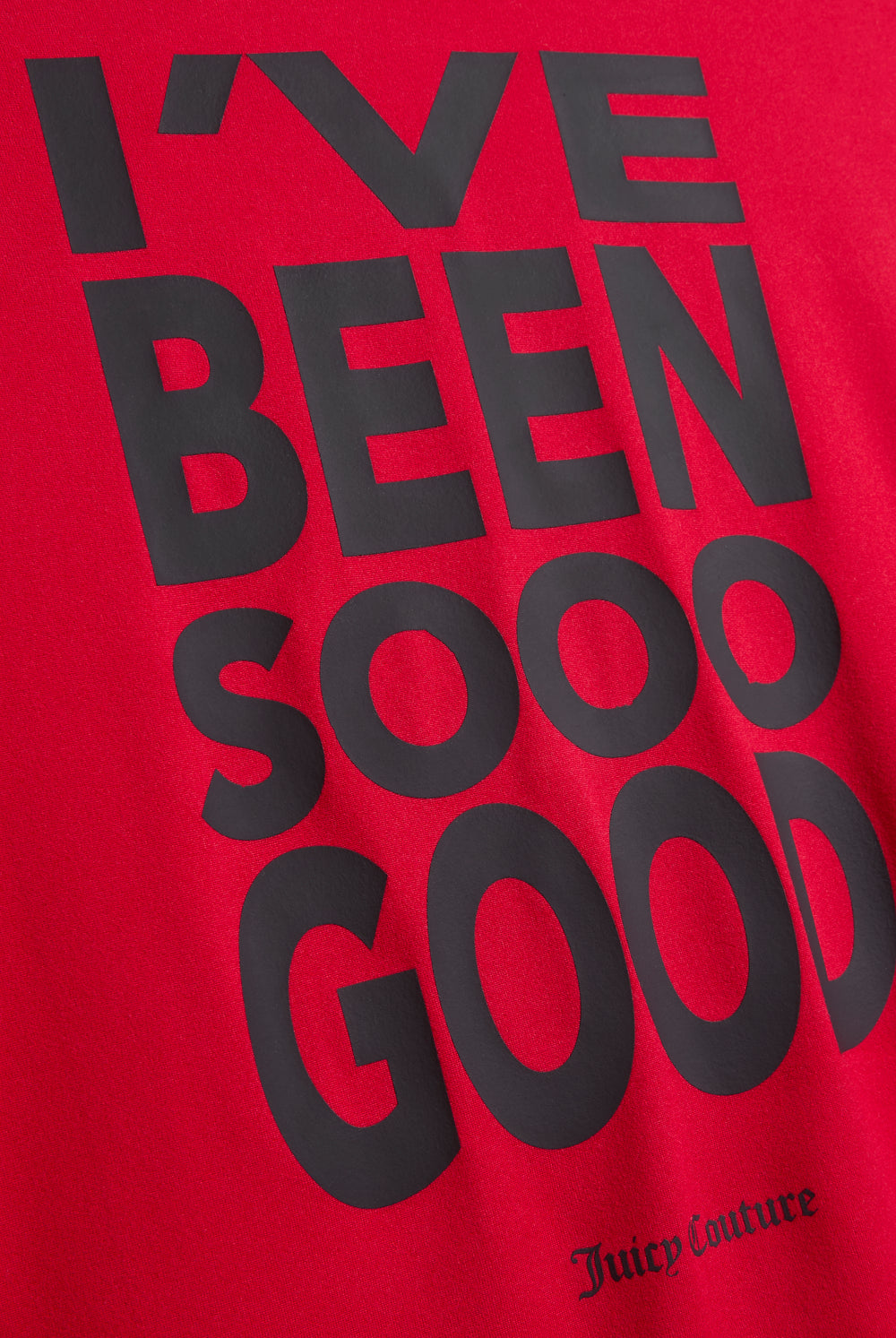 Displays the toreador 'Juicy' I've been good pyjama set featuring the I've been sooo good branding 
