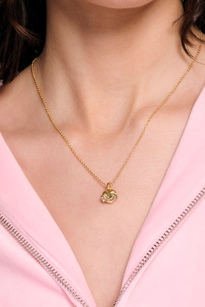 GOLD TONE ICON HEART SMALL PENDANT