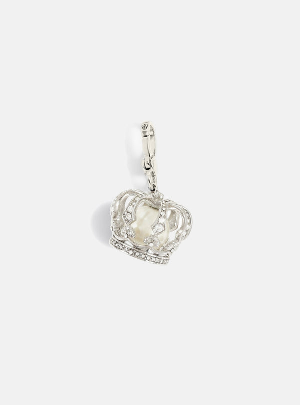 SILVER CROWN JEWEL CHARM
