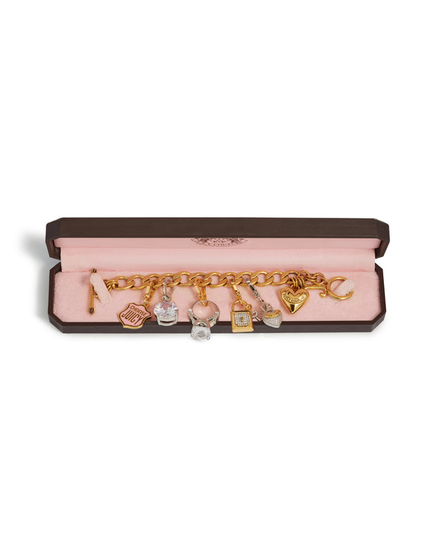 GOLD LOCK & KEY CHARM