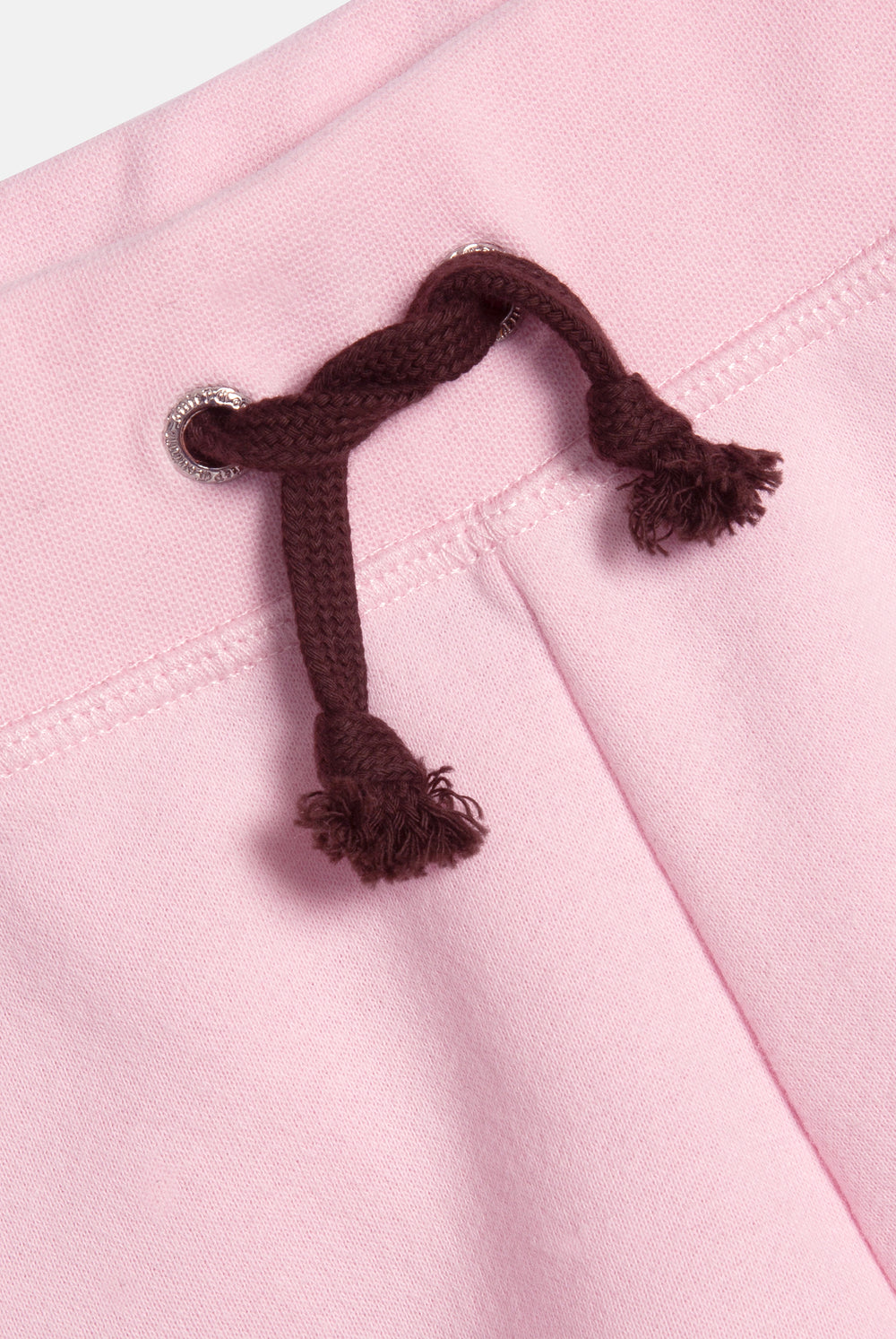 Displays the Cherry Blossom 'Juicy' branded fleece booty shorts 