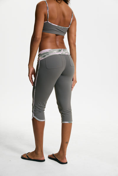 Thyme Sport Contrast Capris