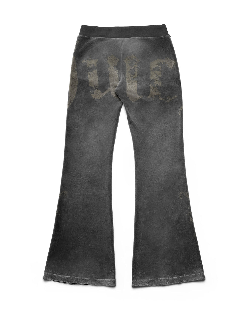 Racer x Juicy Dark Gull Grey Velour Hoodie