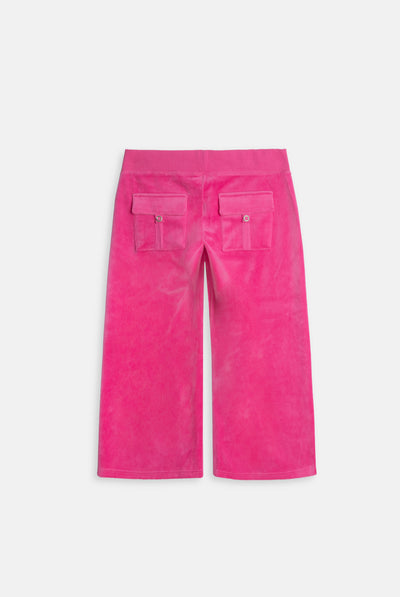 NOSTALGIA PINK OG STRAIGHT POCKETED CAPRI PANTS