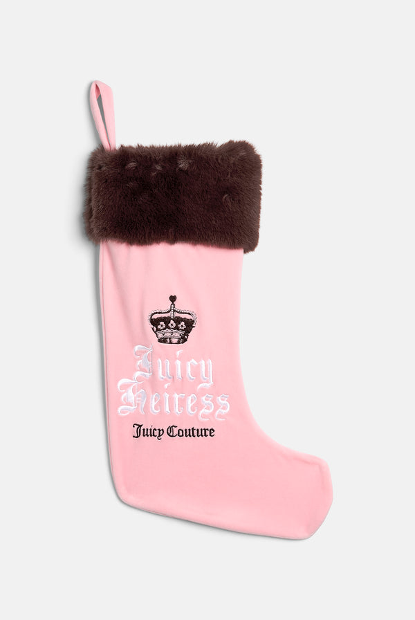 Juicy Heiress Velour Stocking