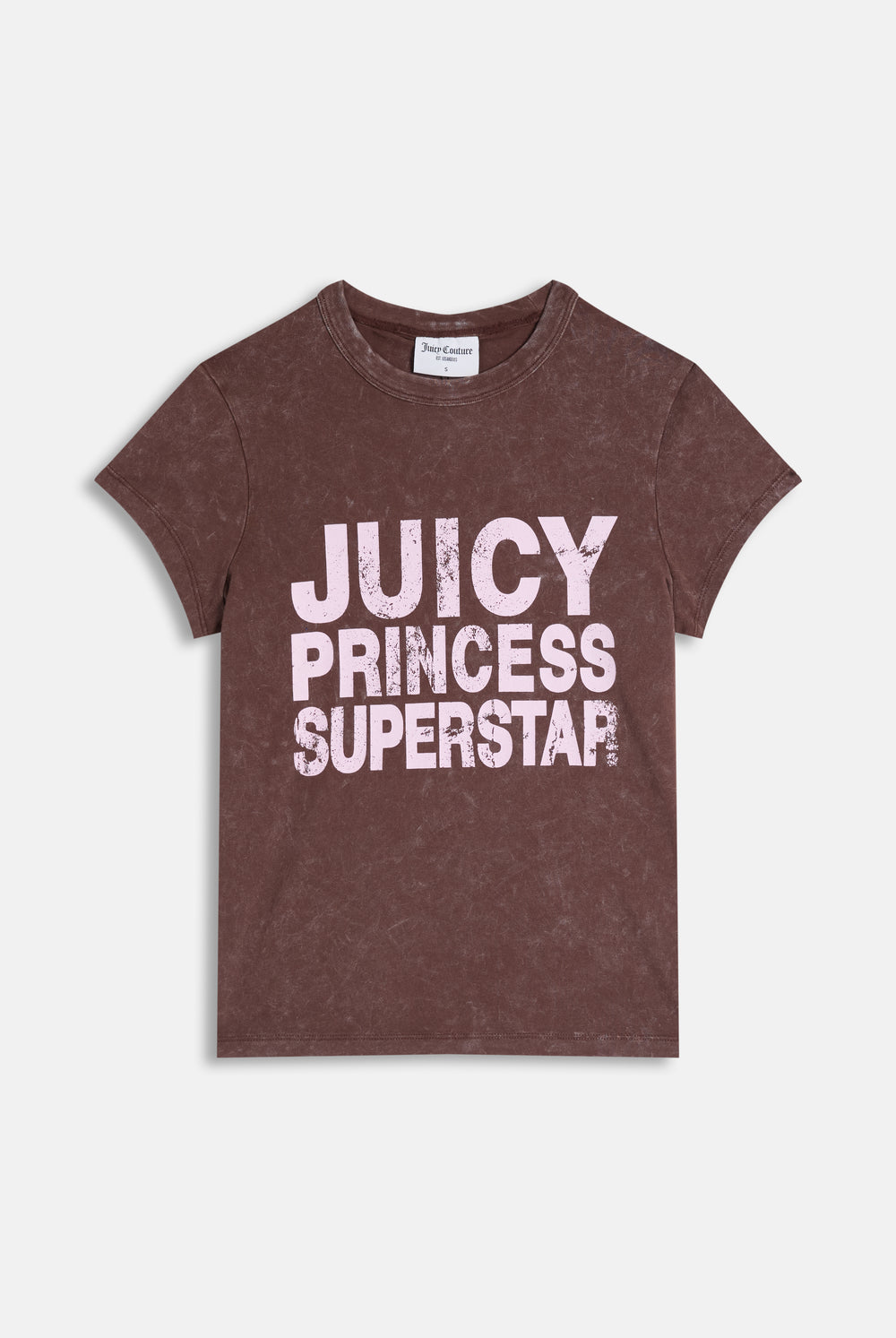 Displays the Java 'Juicy' branding Princess Superstar Washed T-Shirt
