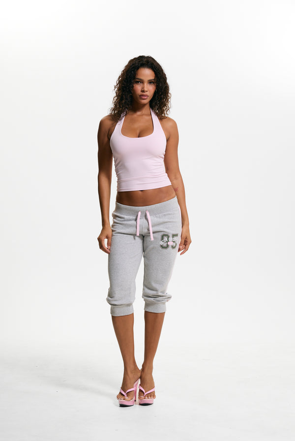 Silver Marl Juicy Sport 95 Cuff Capris