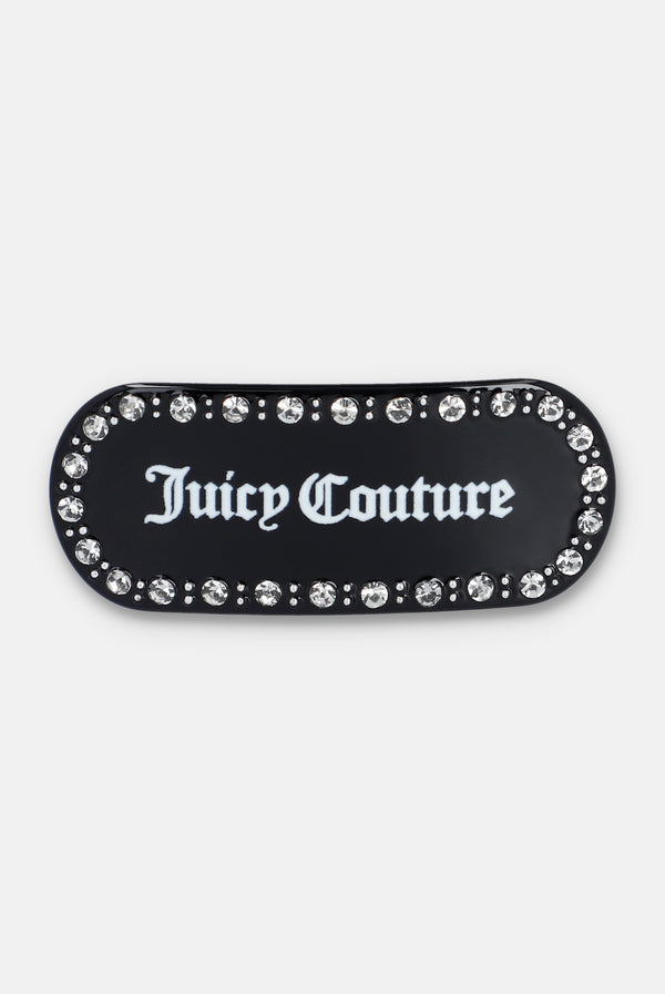 BLACK JUICY COUTURE FLAT HAIR CLIP