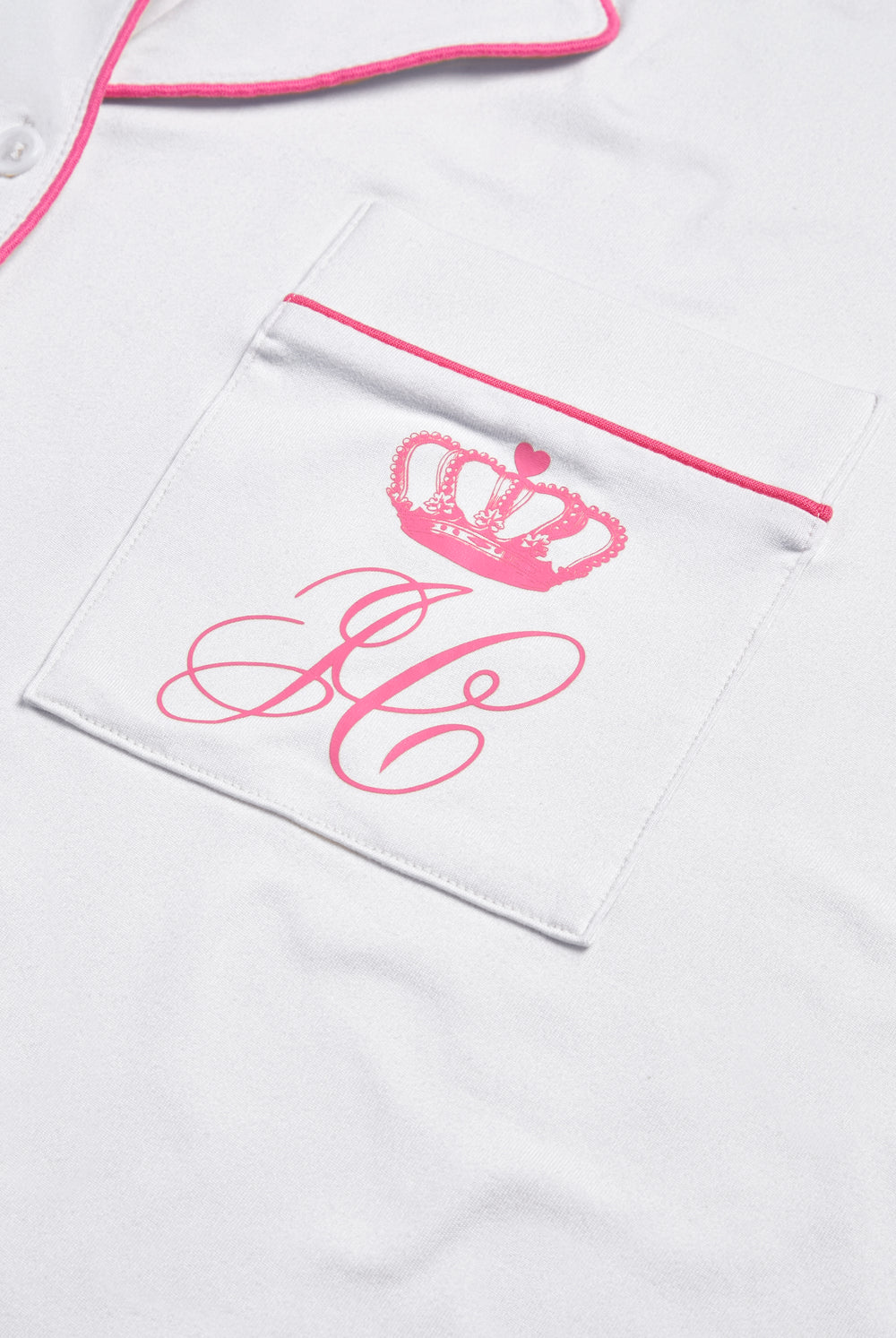 Marshmallow Crown Shirt Pyjama Set