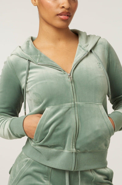 CHINOIS GREEN CLASSIC VELOUR ROBERTSON HOODIE