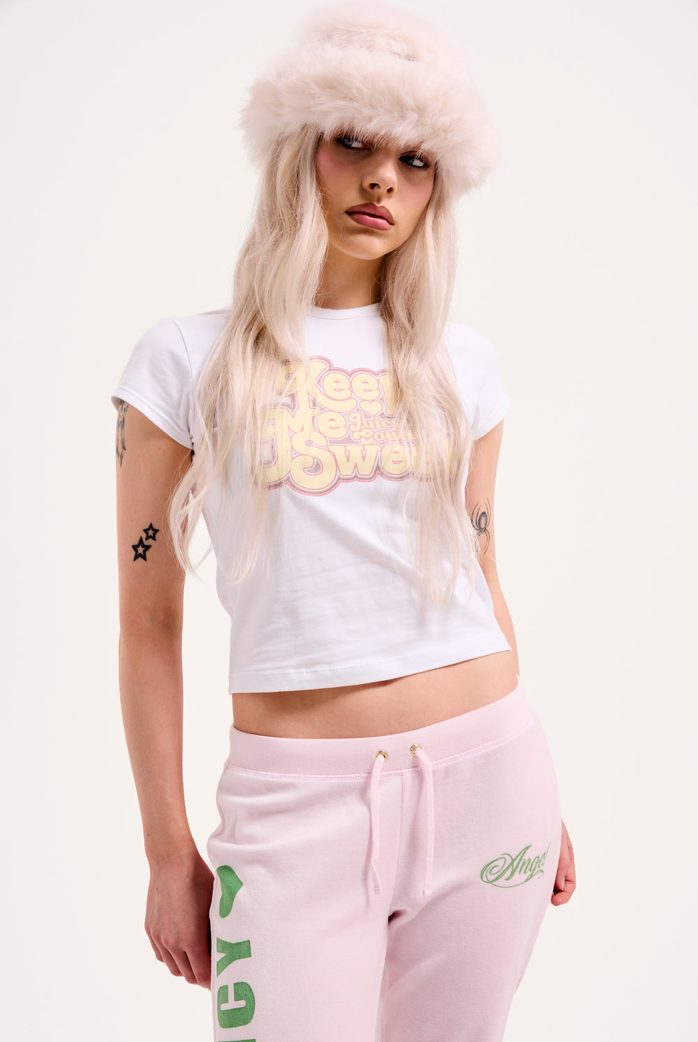 WHITE KEEP ME SWEET T-SHIRT