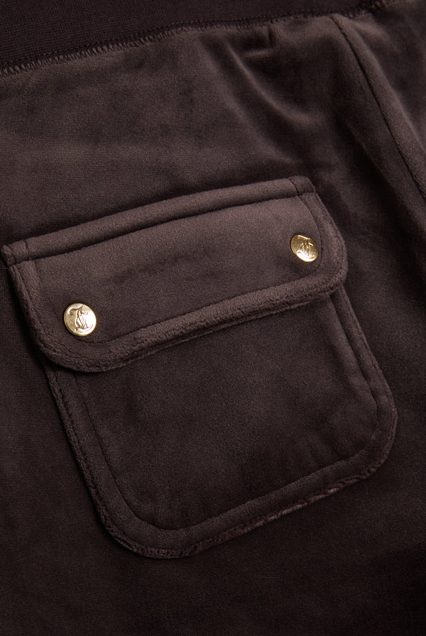 Java Low Rise Flare Classic Velour Track Pant