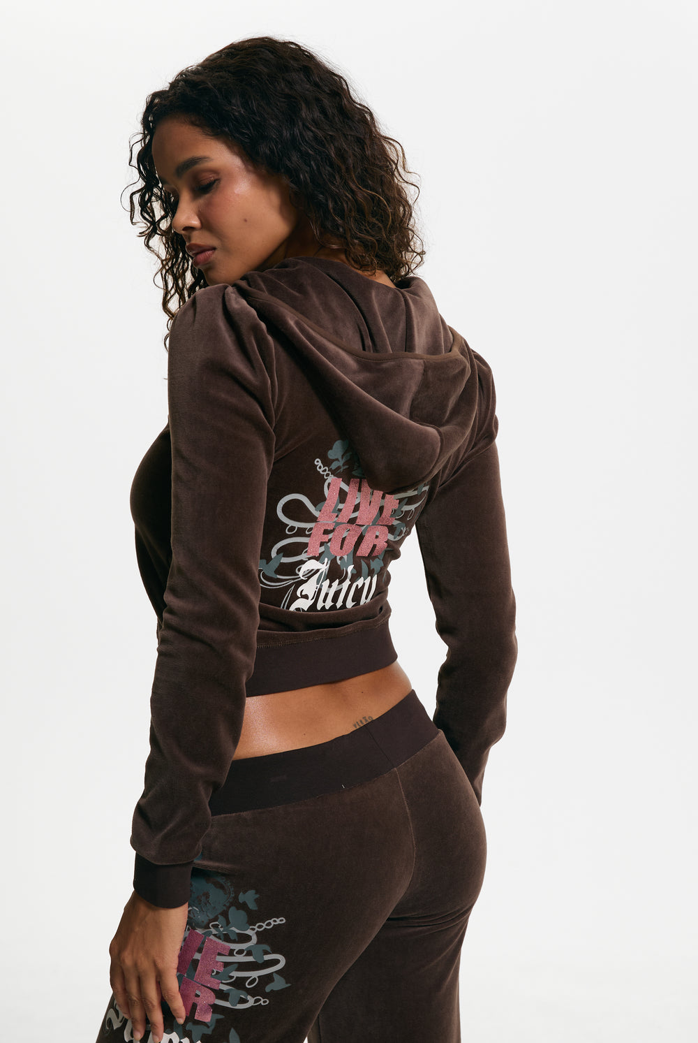Java Live For Juicy Puff Sleeve Hoodie