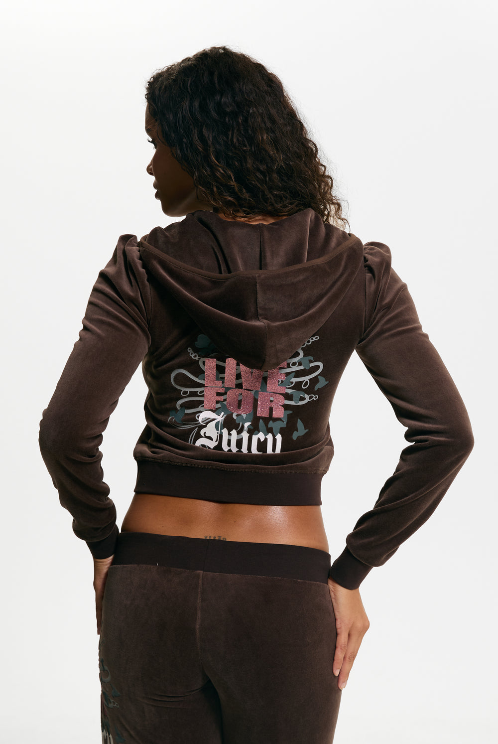 Java Live For Juicy Puff Sleeve Hoodie