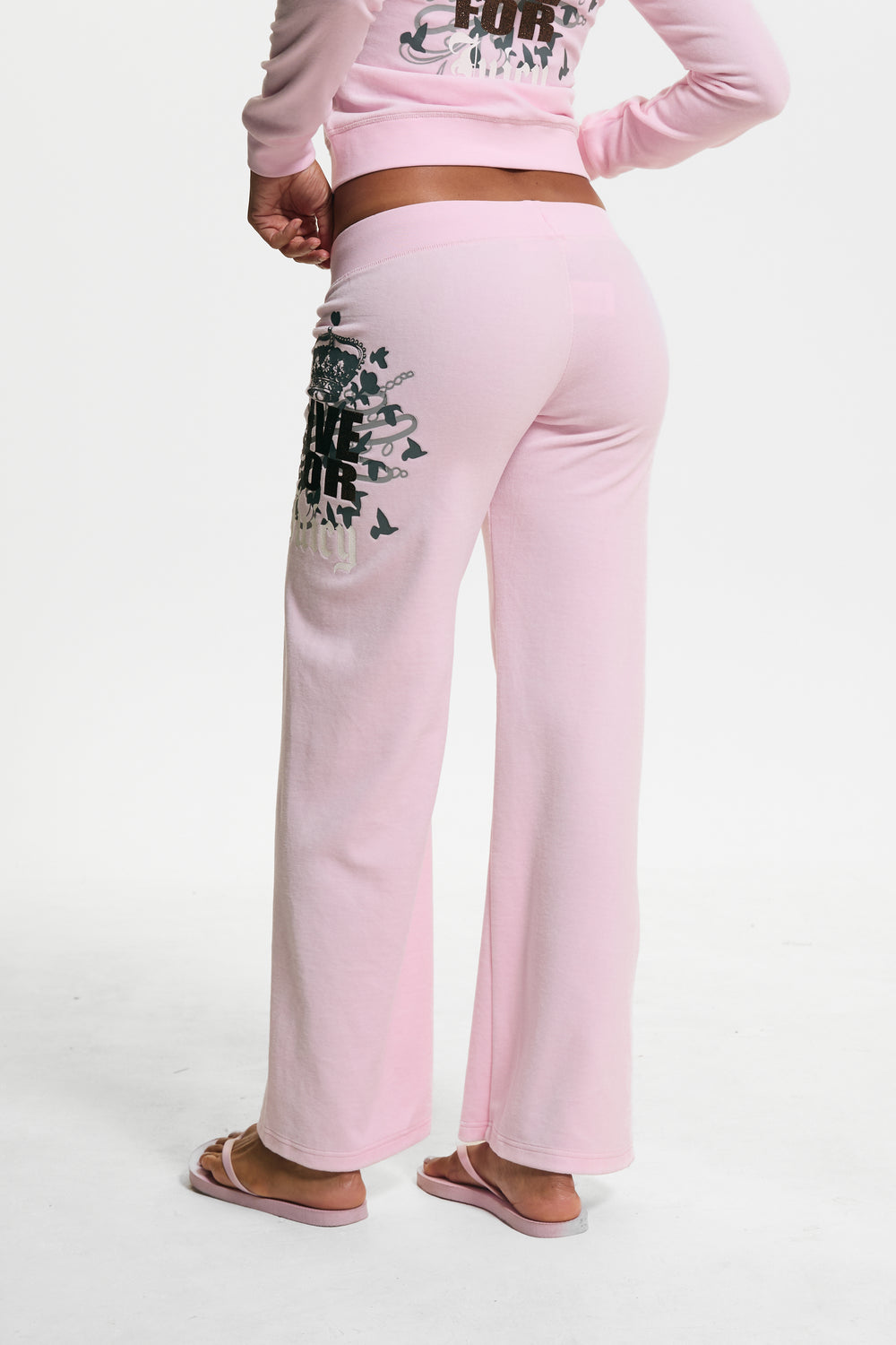 Cherry Blossom Live For Juicy Og Straight Trackpants