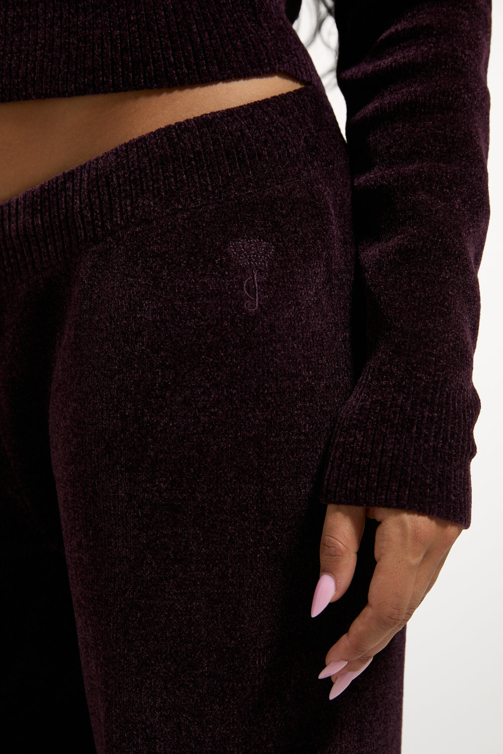 Winetasting Luxe Knit Straight Leg Pant
