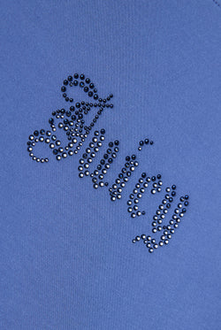 Displays the Greyblue 'Juicy' branded Boat Neck Long Sleeve T-Shirt featuring the juicy branding 